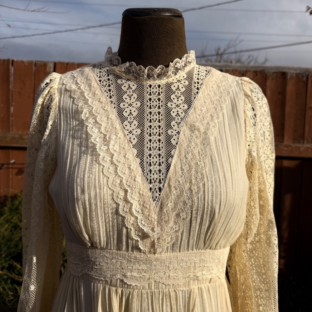 Ethereal ivory prairie/boho maxi dress 🤍 - Picture 6 of 13